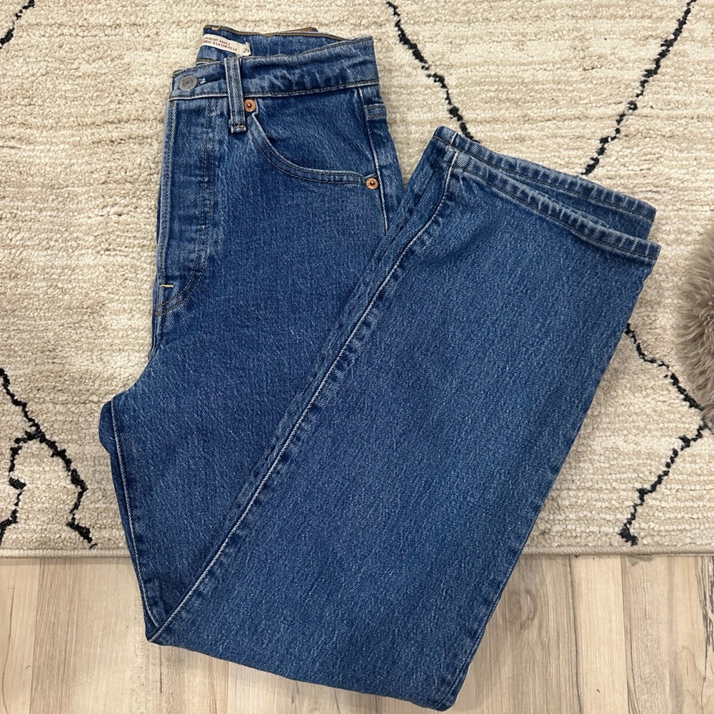 Levis Ribcage Straight leg jeans